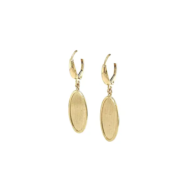 Gold dangle earrings