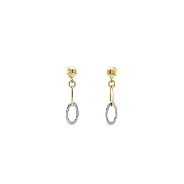 Earrings made of Combination Gold