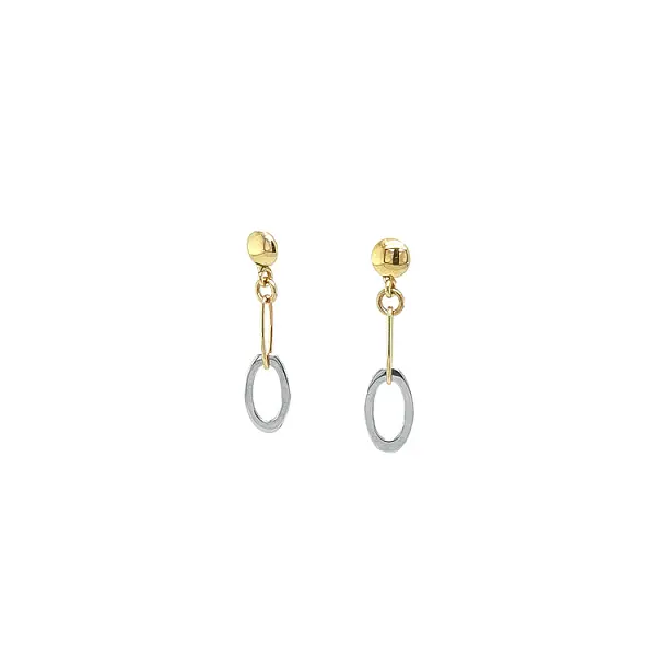 Earrings made of Combination Gold