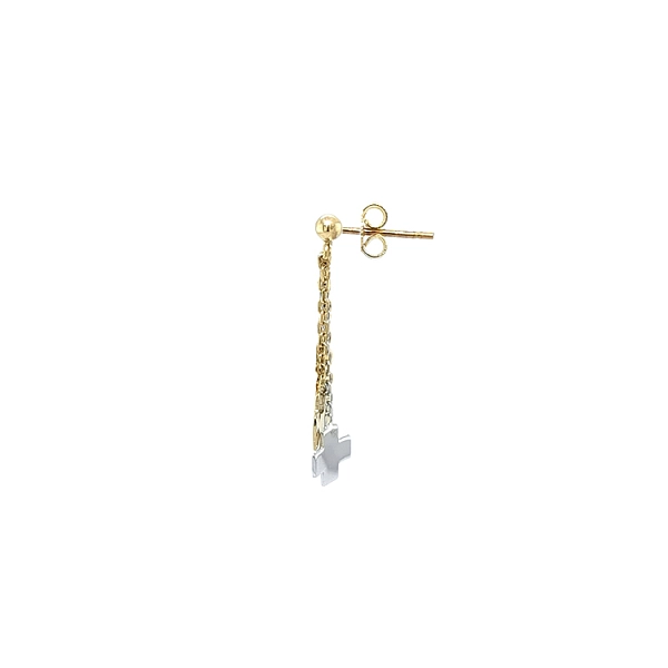 Earrings made of Combination Gold