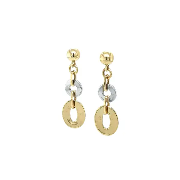 Earrings made of Combination Gold