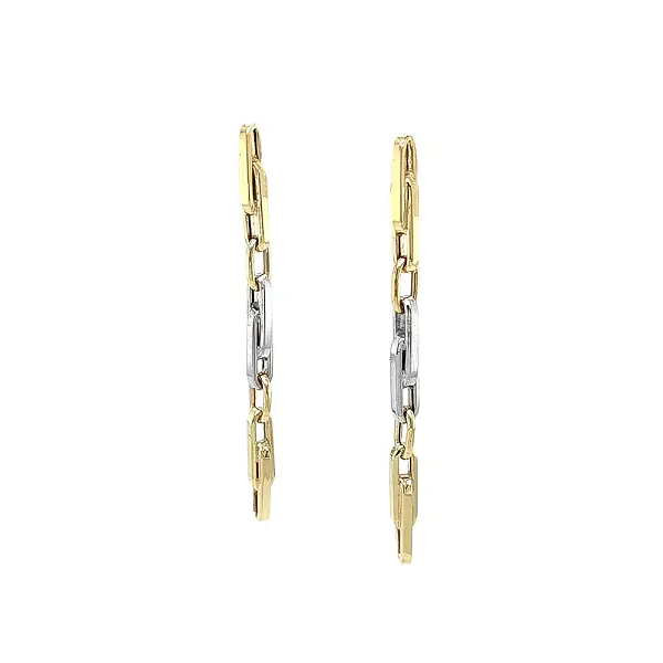 Earrings made of Combination Gold