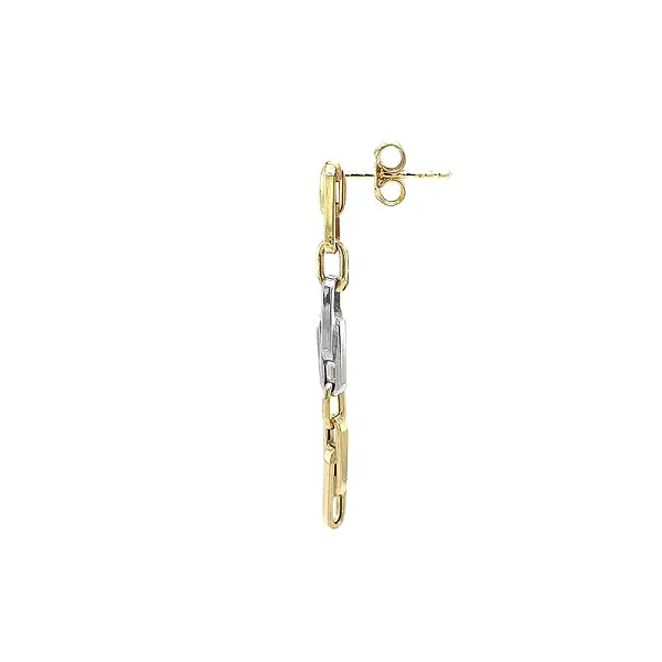 Earrings made of Combination Gold