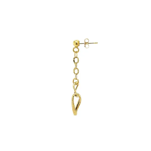Gold dangle earrings