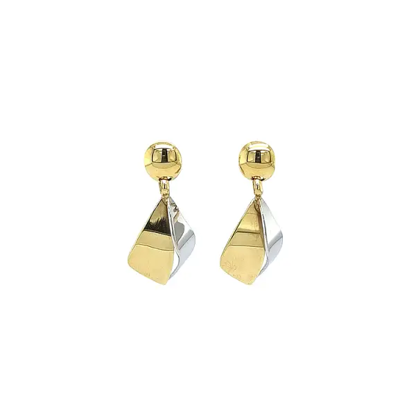 Earrings made of Combination Gold