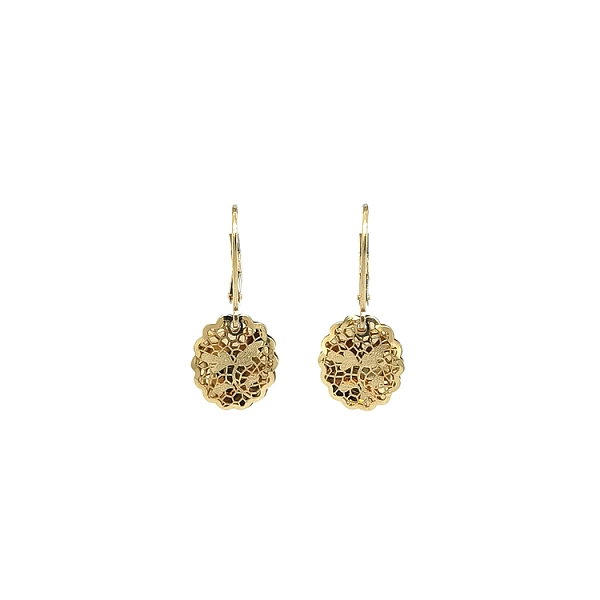 Gold dangle earrings