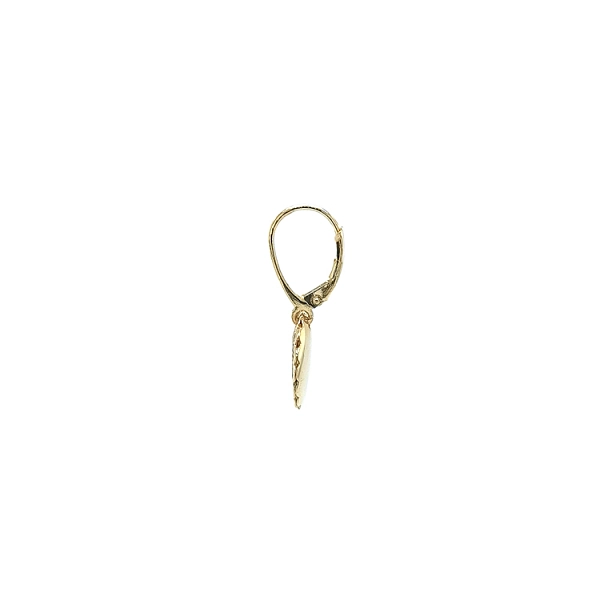 Gold dangle earrings