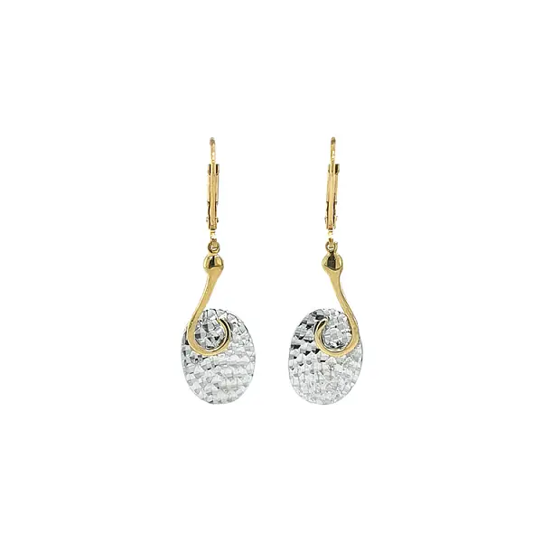 Earrings made of Combination Gold
