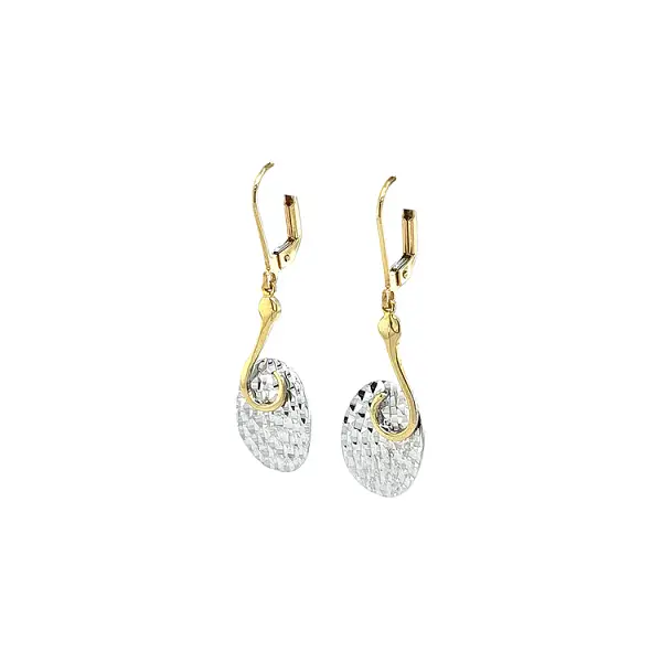 Earrings made of Combination Gold
