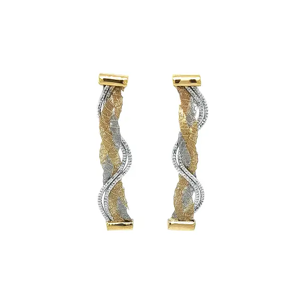 Earrings made of Combination Gold