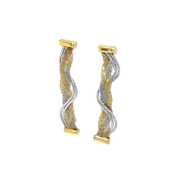 Earrings made of Combination Gold