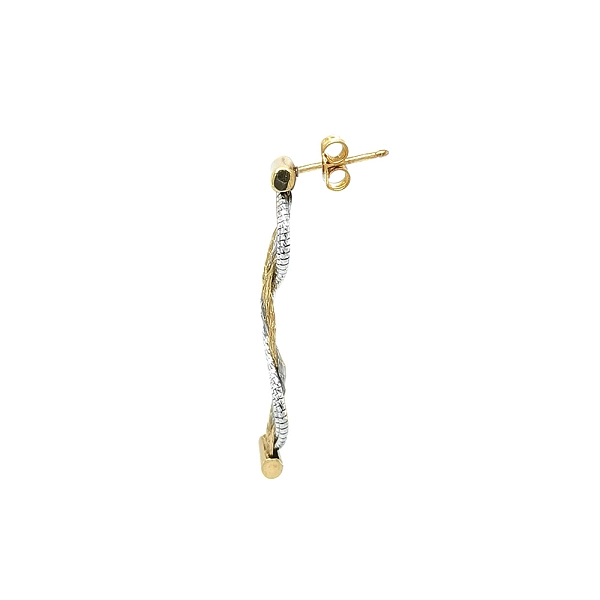 Earrings made of Combination Gold