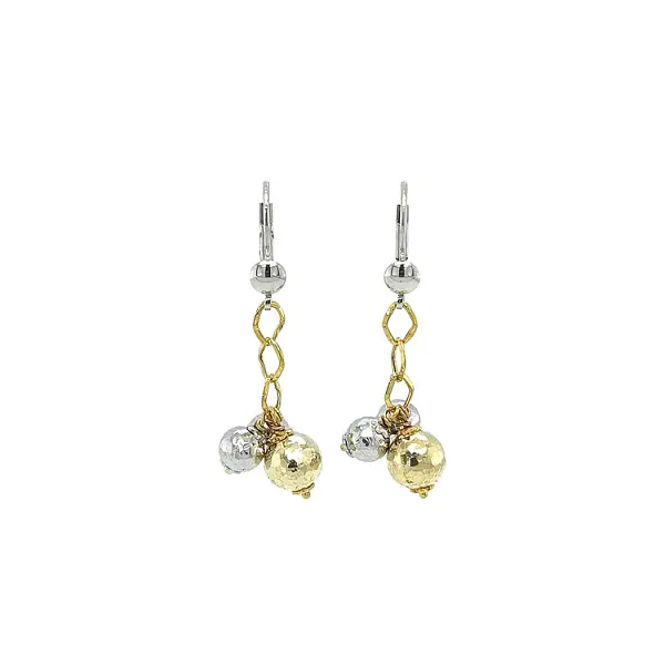 Earrings made of Combination Gold