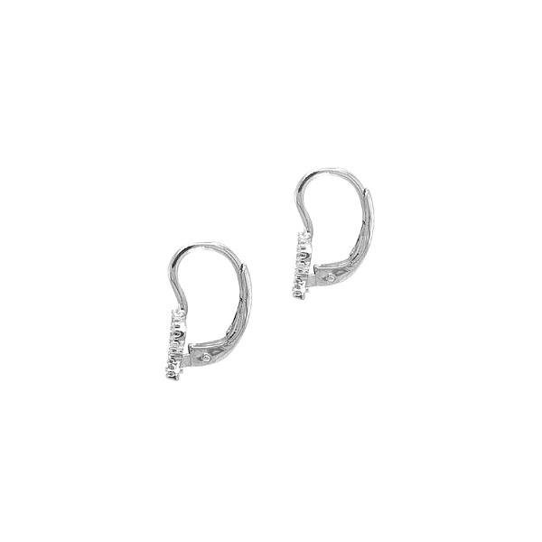 Children's Gold Earrings Dolphins with Zircones