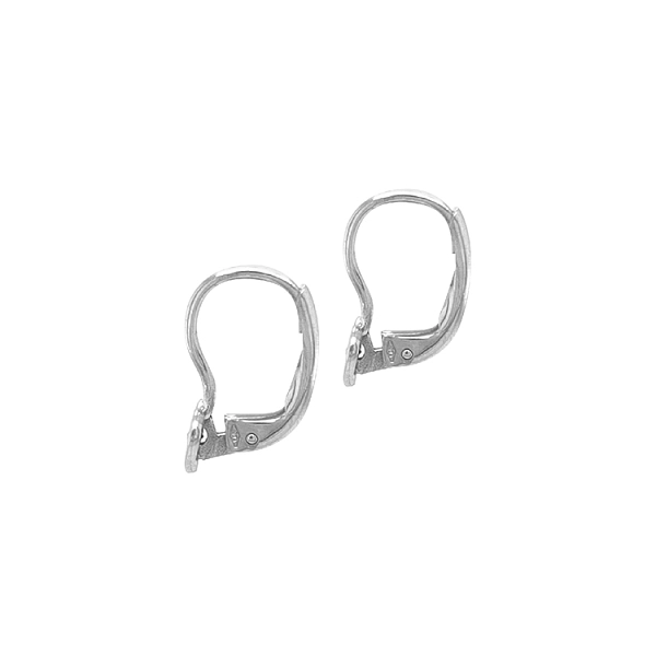 Gold Earrings Hearts with Zircons