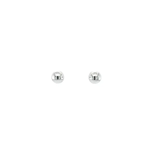 Earrings White Gold Balls