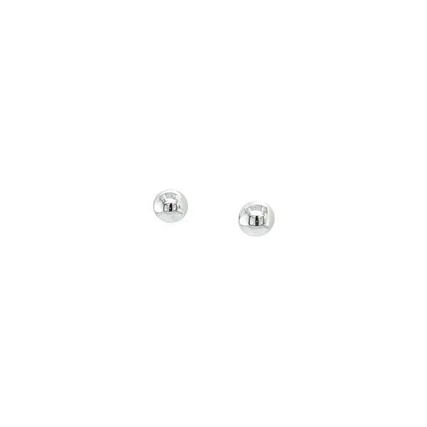 Earrings White Gold Balls