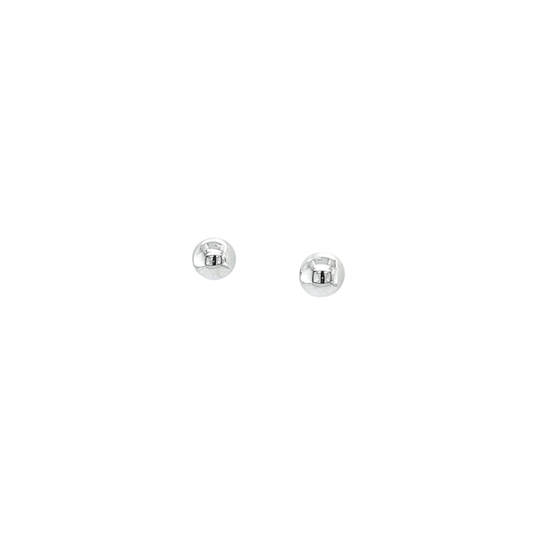 Earrings White Gold Balls