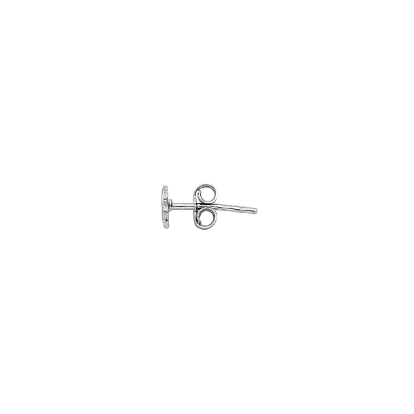 Charm of Happiness - White Gold Earrings in the Shape of a Quatrefoil
