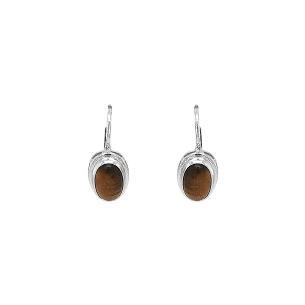 Gold Earrings with Tyrian Eye