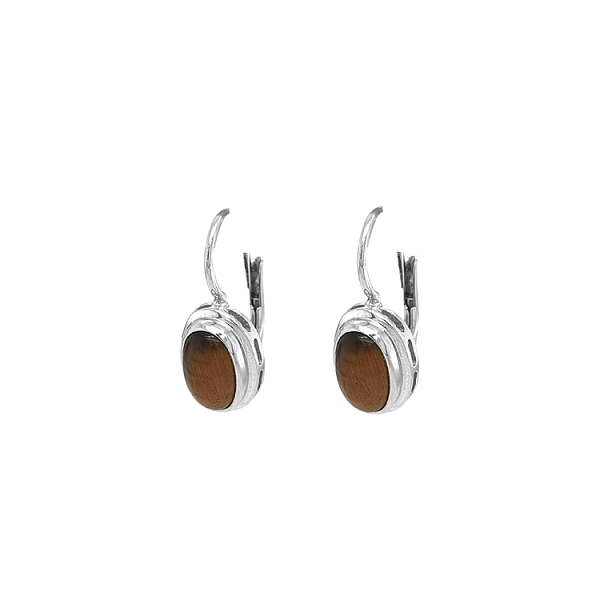 Gold Earrings with Tyrian Eye
