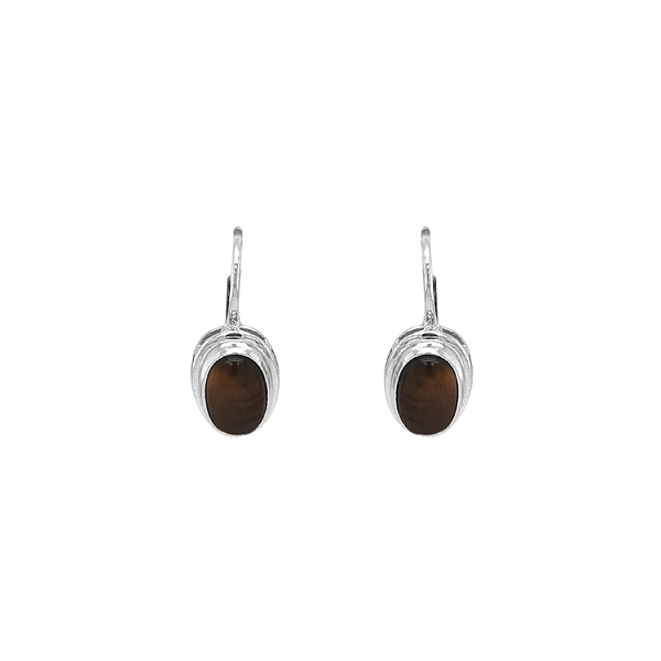 Gold Earrings with Tyrian Eye