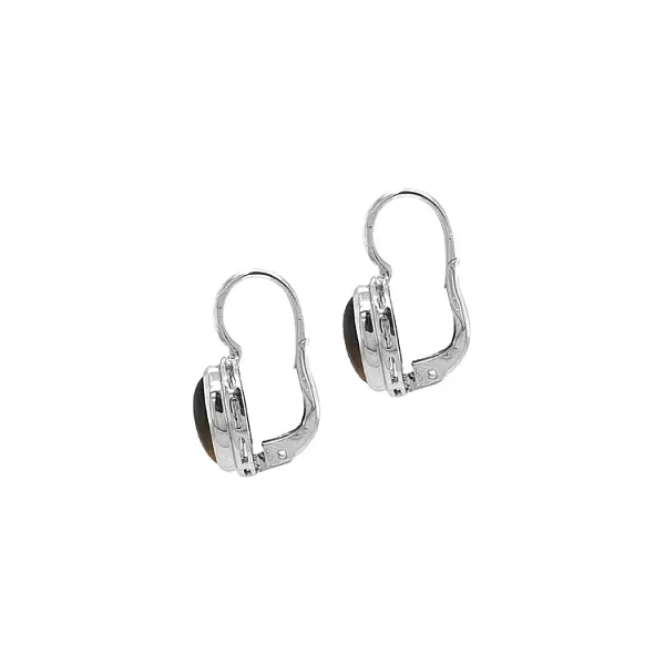 Gold Earrings with Tyrian Eye