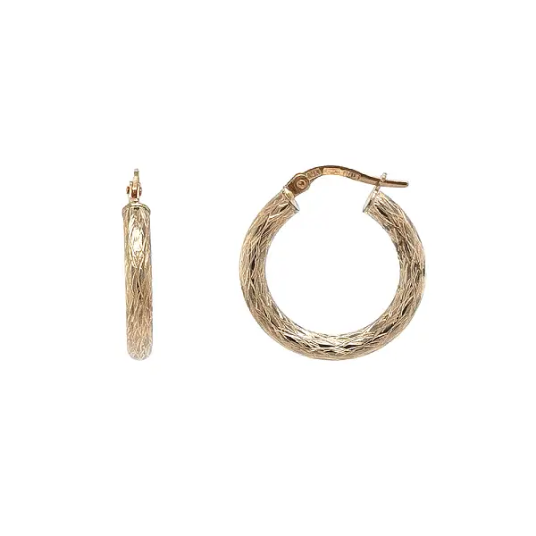 Elegant Gold Hoop Earrings