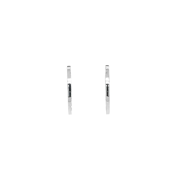 Round Earrings made of Combination Gold