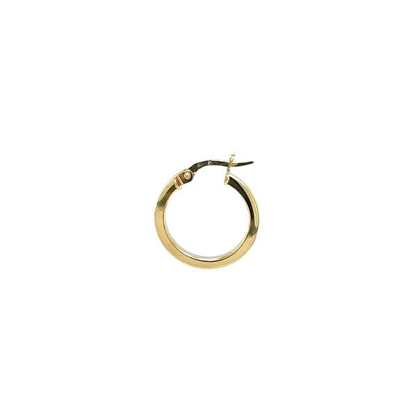 Gold Round Earrings
