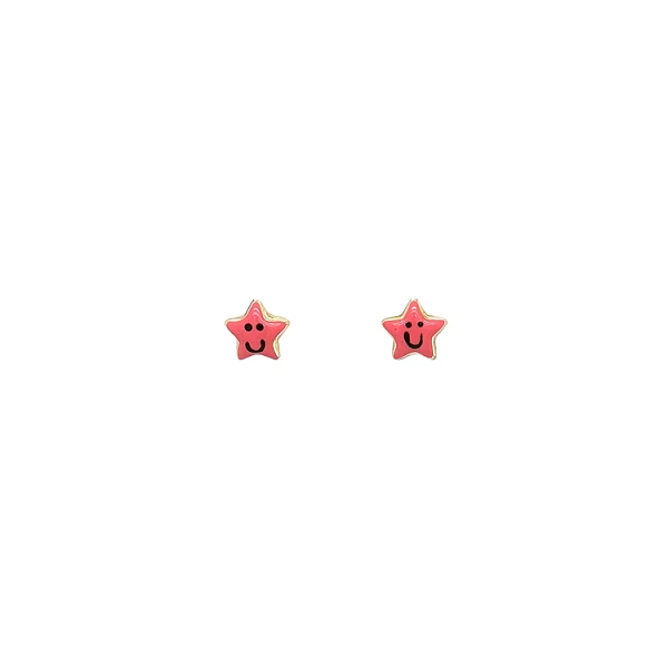 Gold Peck Earrings Starfish
