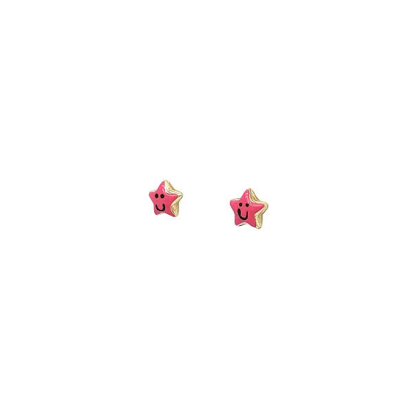 Gold Peck Earrings Starfish
