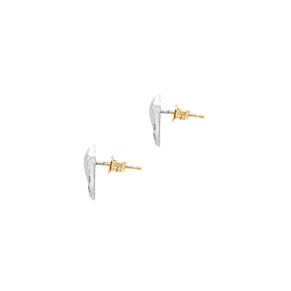 Gold Earrings Earrings with Zircons