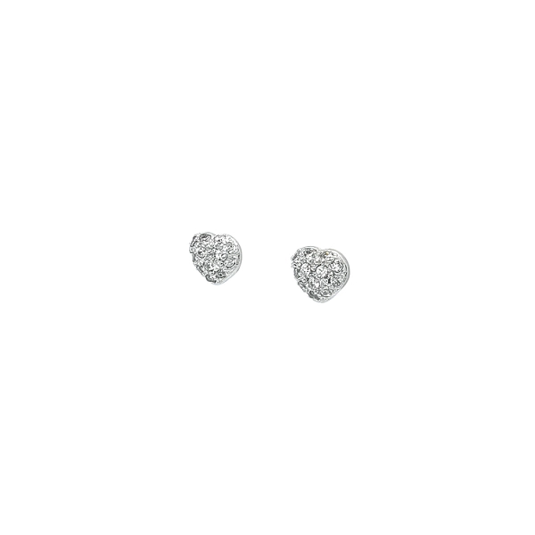 Earrings with Zircones in Gold