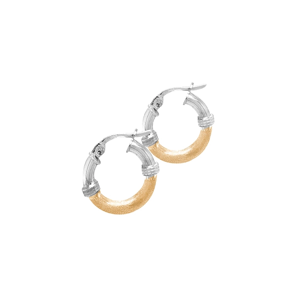 Gold Earrings Rings made of Combination Gold
