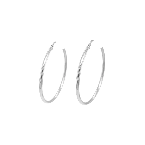 Gold Round Earrings