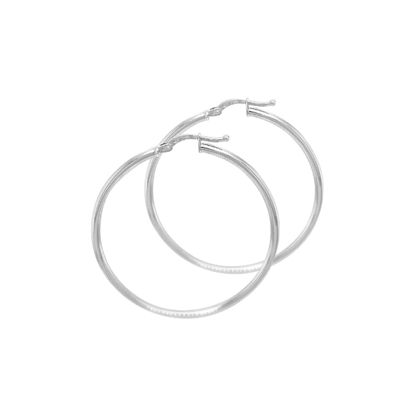 Gold Round Earrings