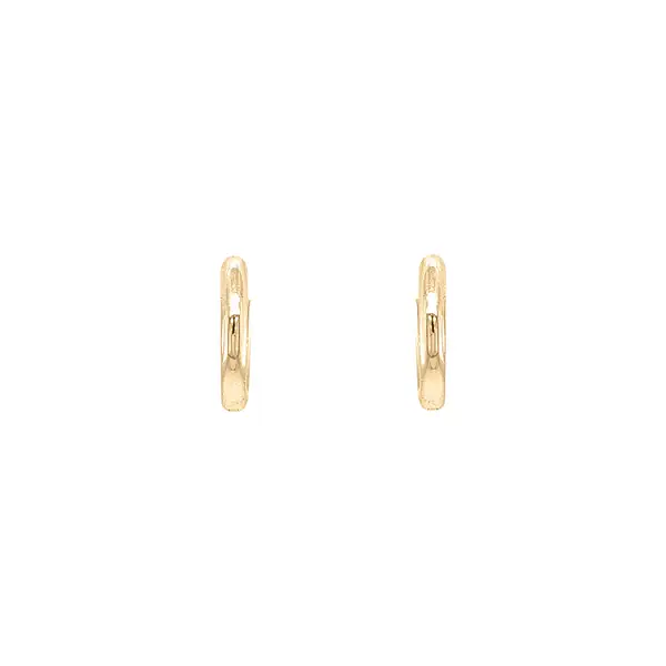 Gold Earrings Circles
