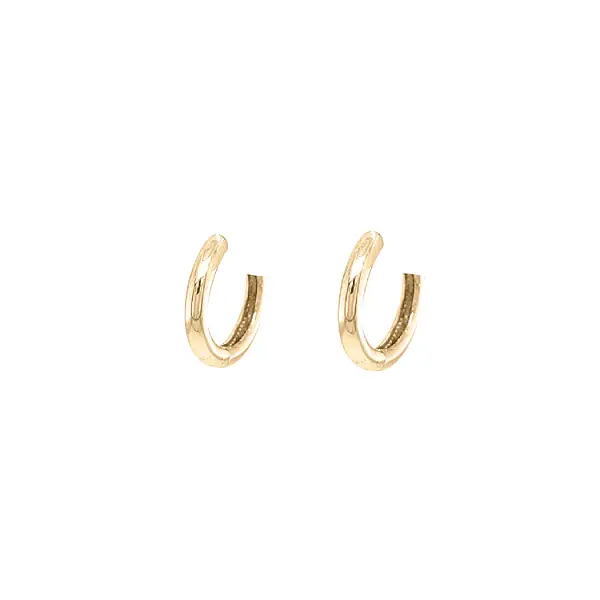 Gold Earrings Circles