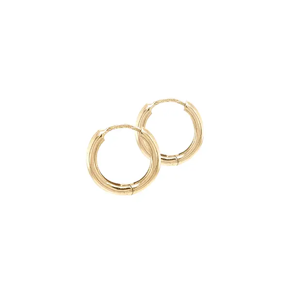 Gold Earrings Circles