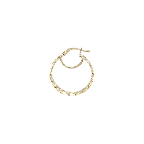 Gold Round Earrings