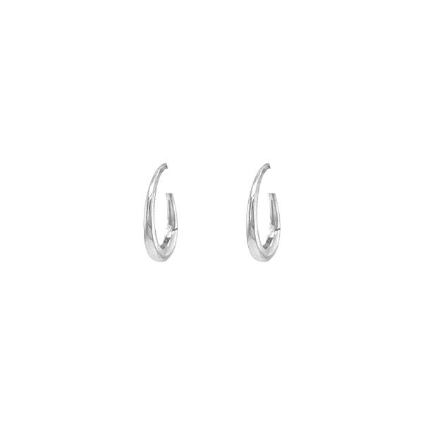 Gold Earrings Semi-circles