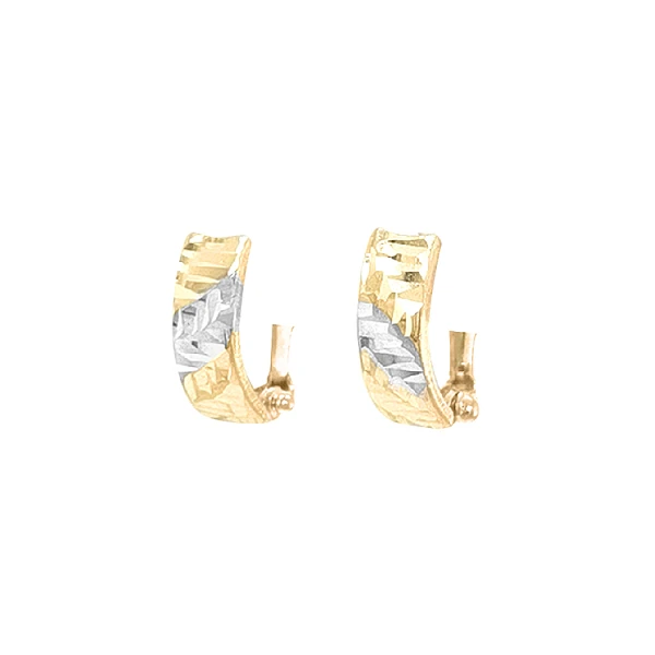 Gold Earrings made of Combination Gold