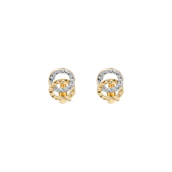 Earrings made of Combination Gold
