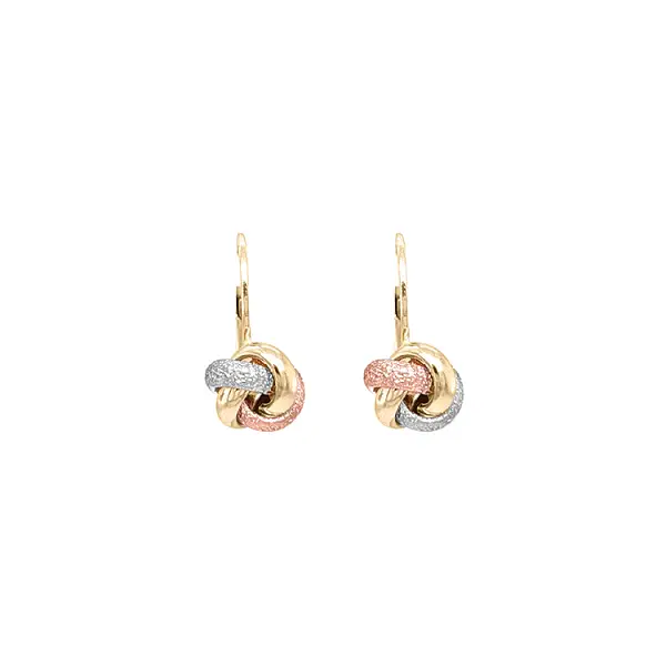 Earrings made of Combination Gold