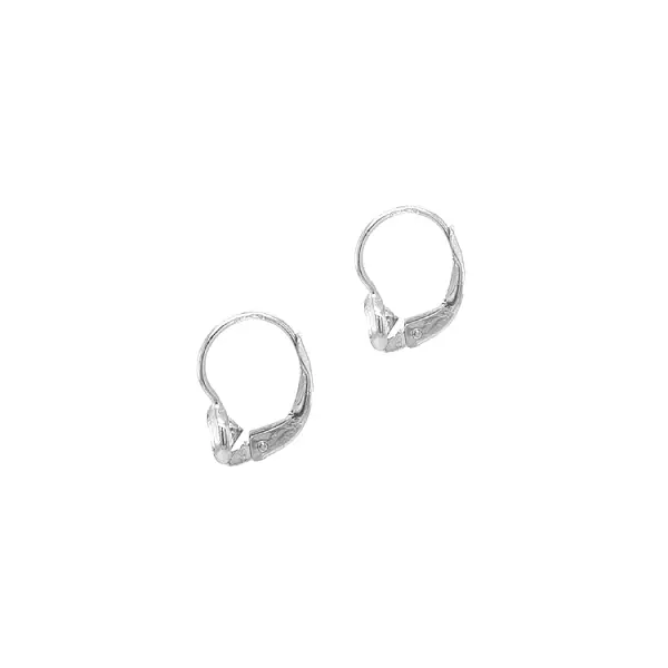 Gold Earrings with Zircons