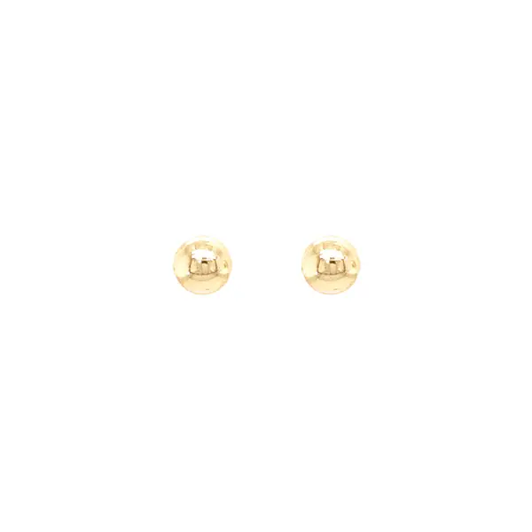 Gold Earrings Beads
