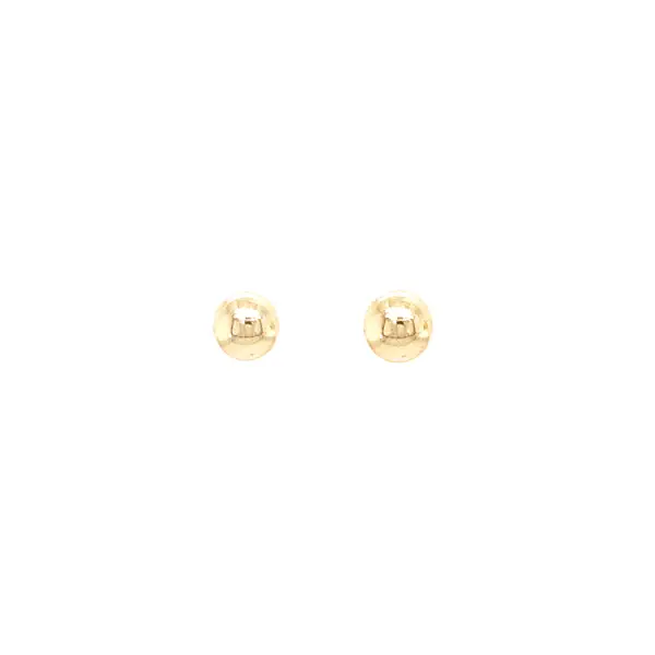 Gold Earrings Beads