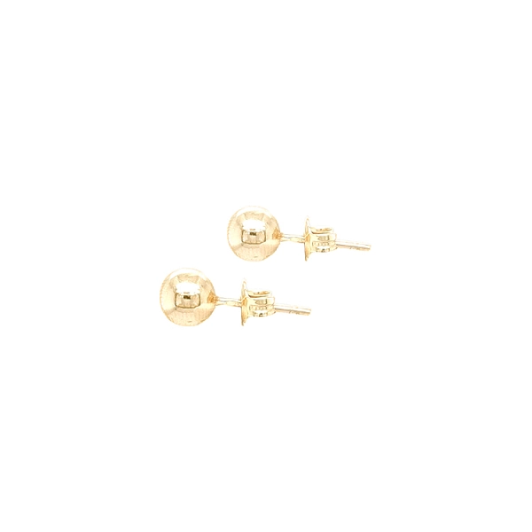 Gold Earrings Beads