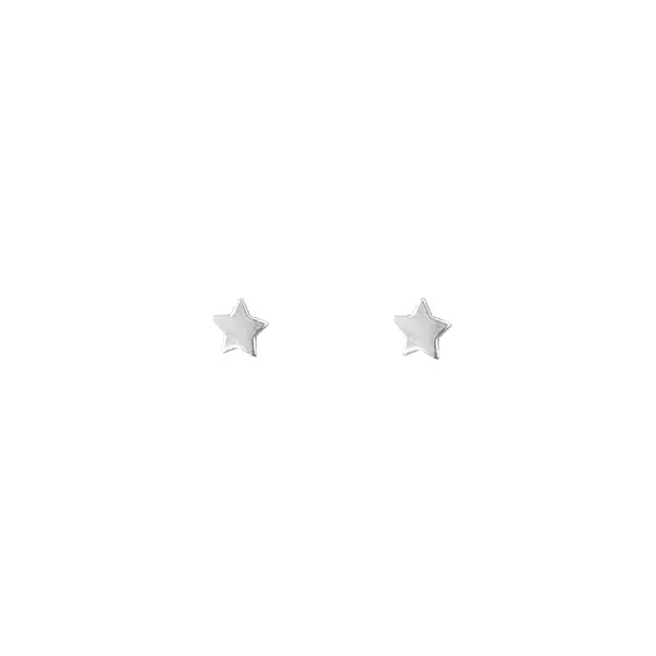 Gold stud earrings stars